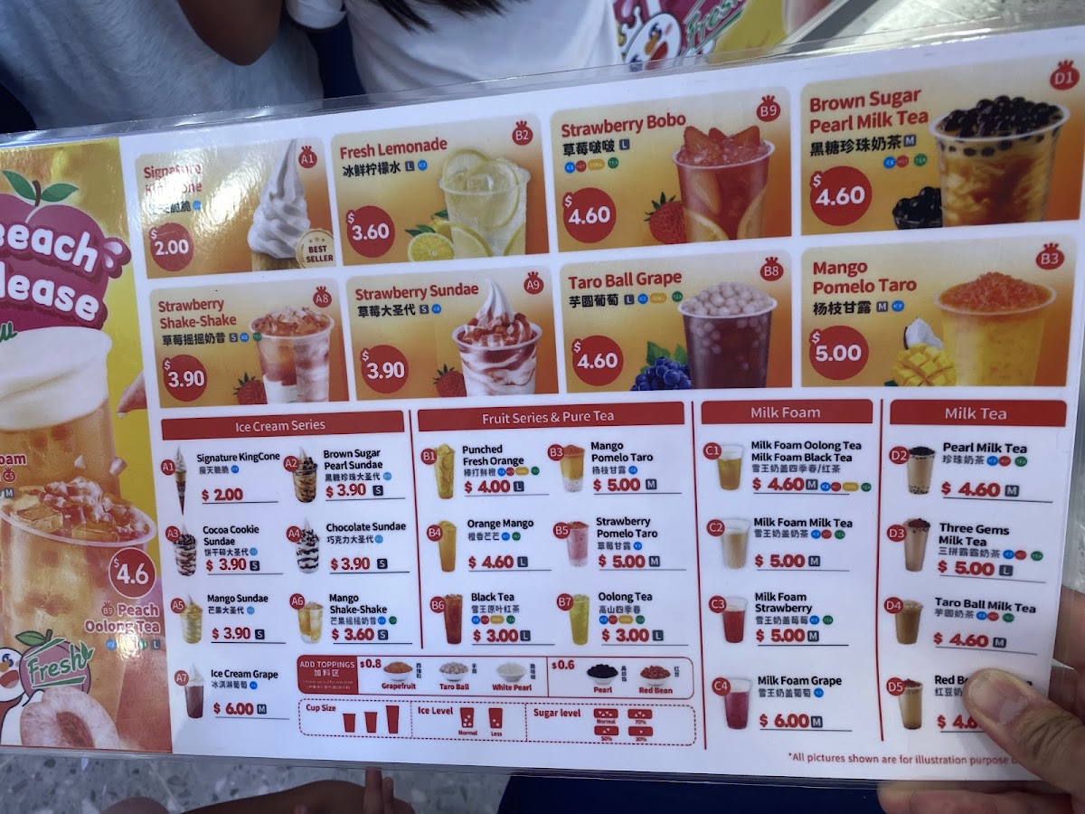 Mixue Ice Cream & Tea 蜜雪冰城 Photo Menu 4