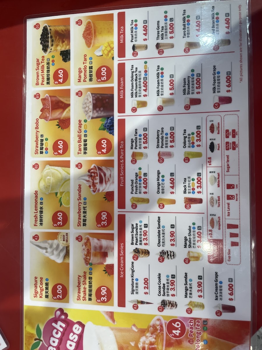 Mixue Ice Cream & Tea 蜜雪冰城 Photo Menu 6