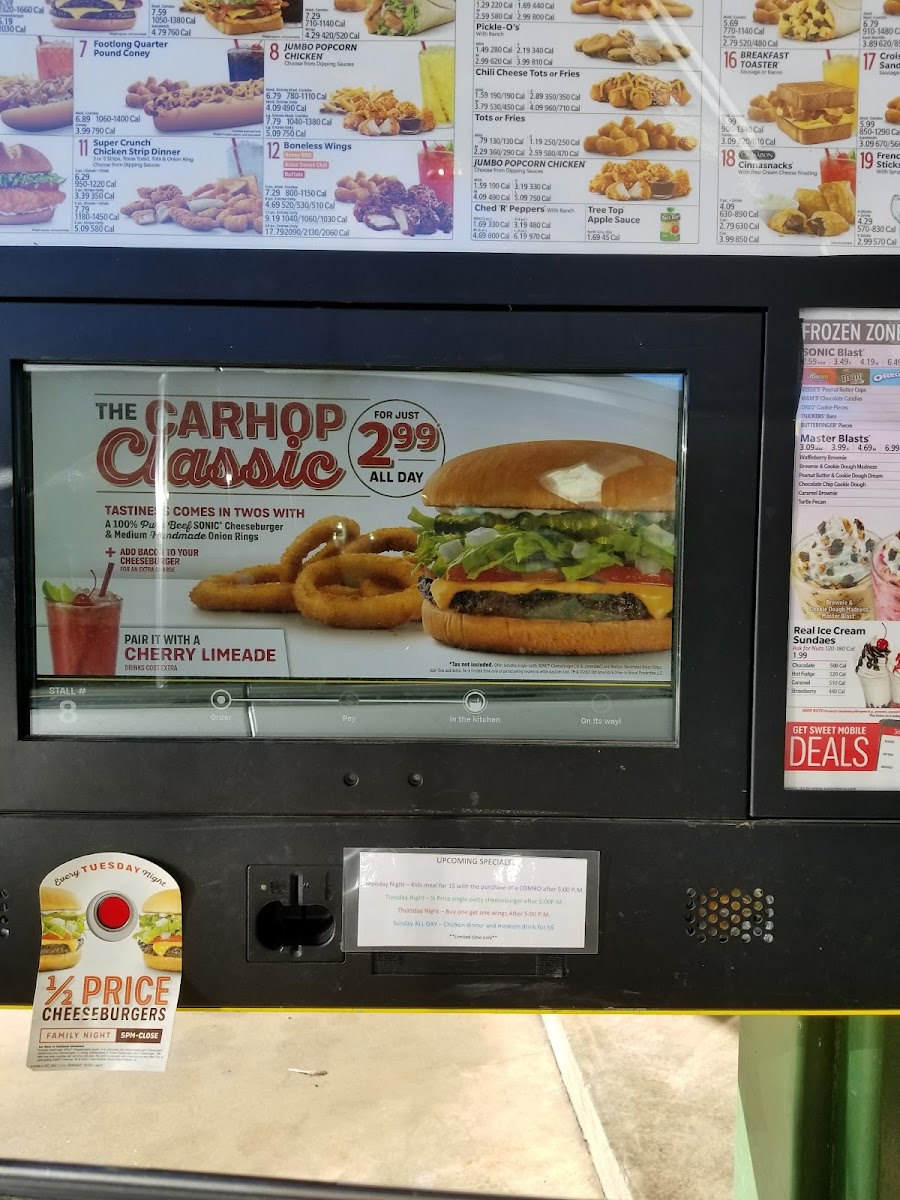 Sonic Drive-In Photo Menu 5