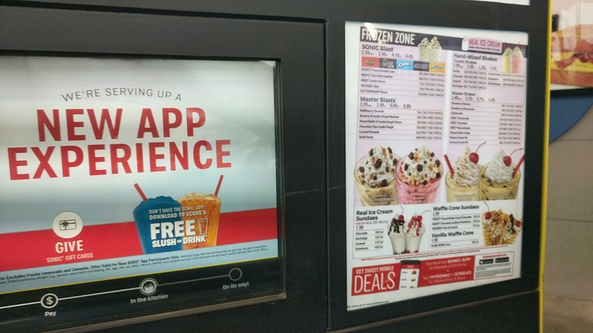 Sonic Drive-In Photo Menu 8
