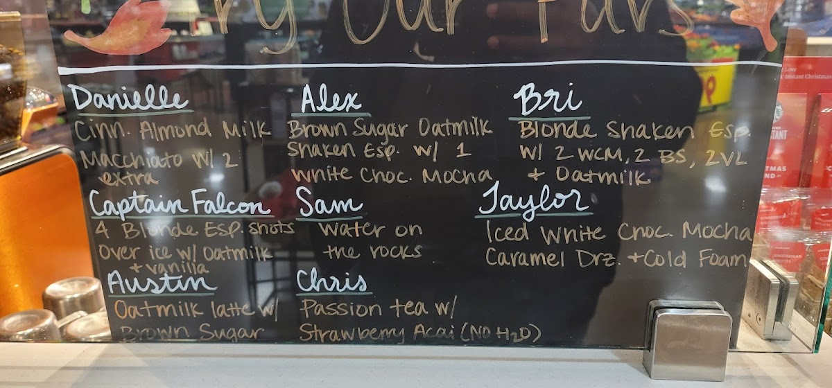Starbucks Photo Menu 1