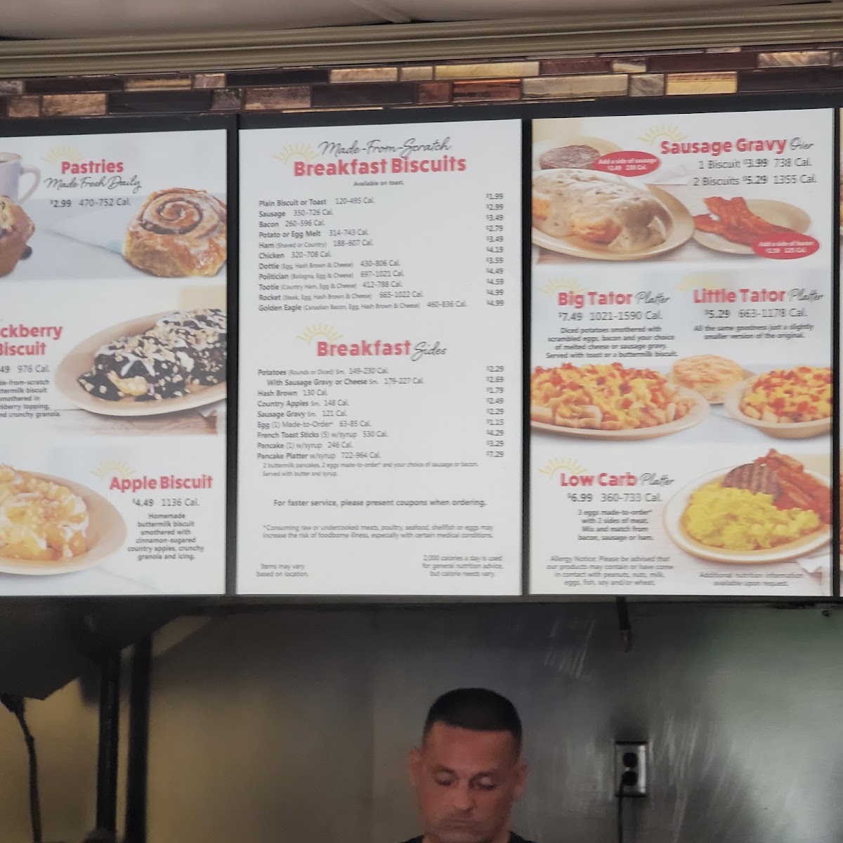 Tudor's Biscuit World Photo Menu 1