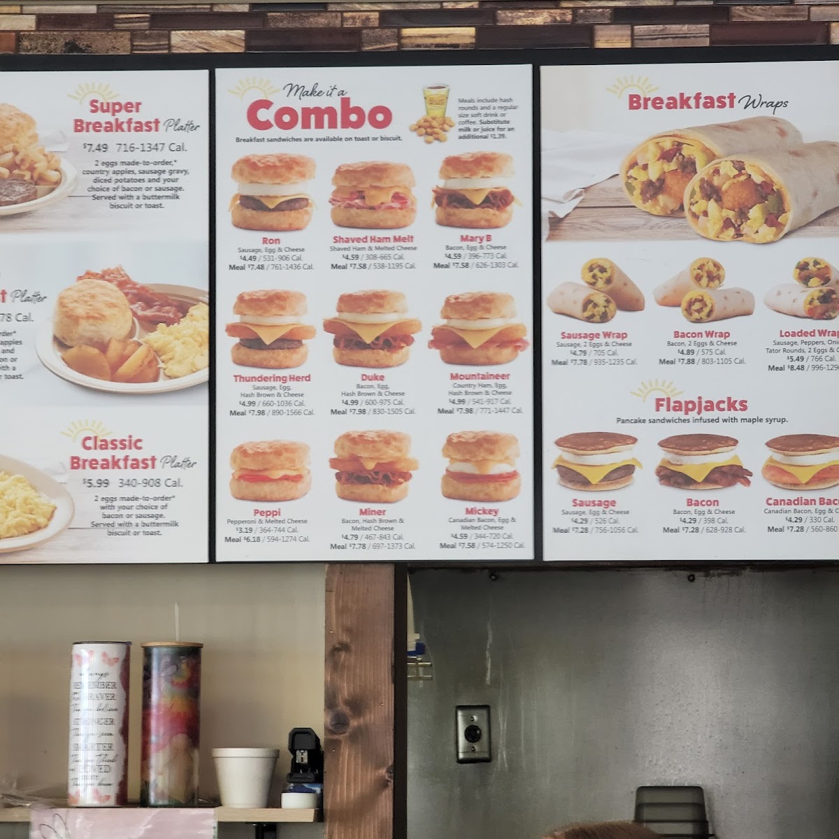 Tudor's Biscuit World Photo Menu 2