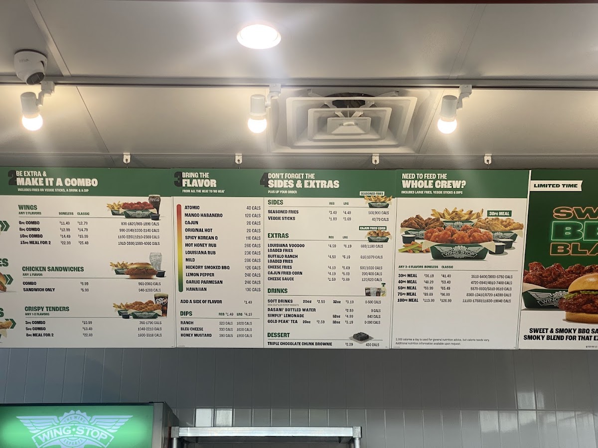 Wingstop Photo Menu 1