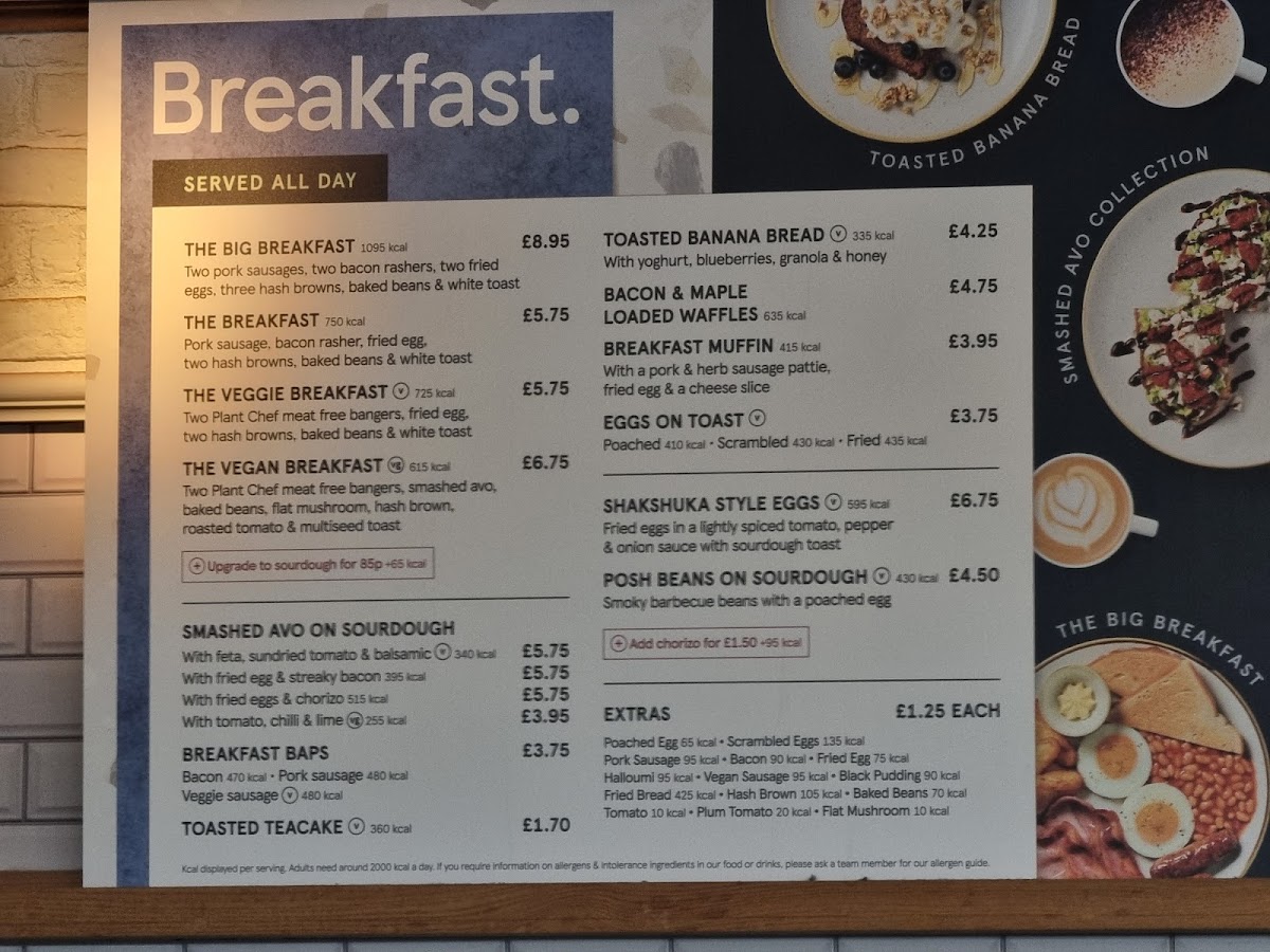Tesco Cafe Photo Menu 1