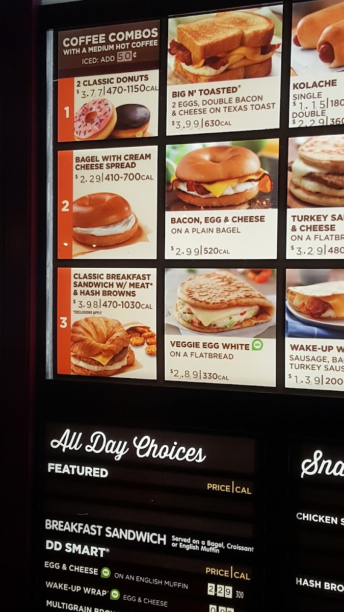 Dunkin' Photo Menu 2