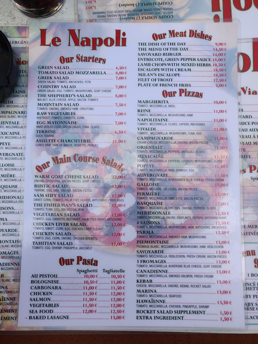 Le Napoli Photo Menu 10