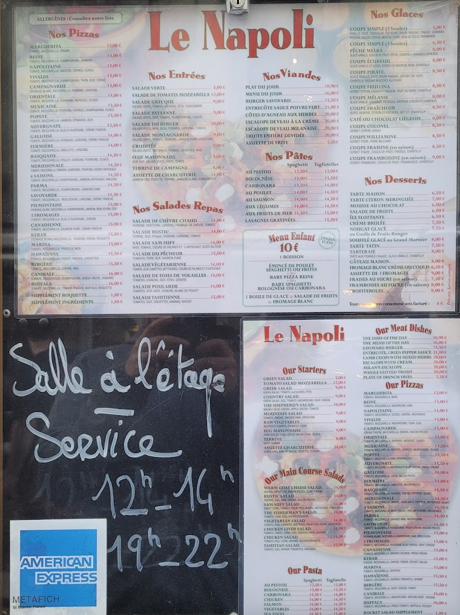 Le Napoli Photo Menu 5