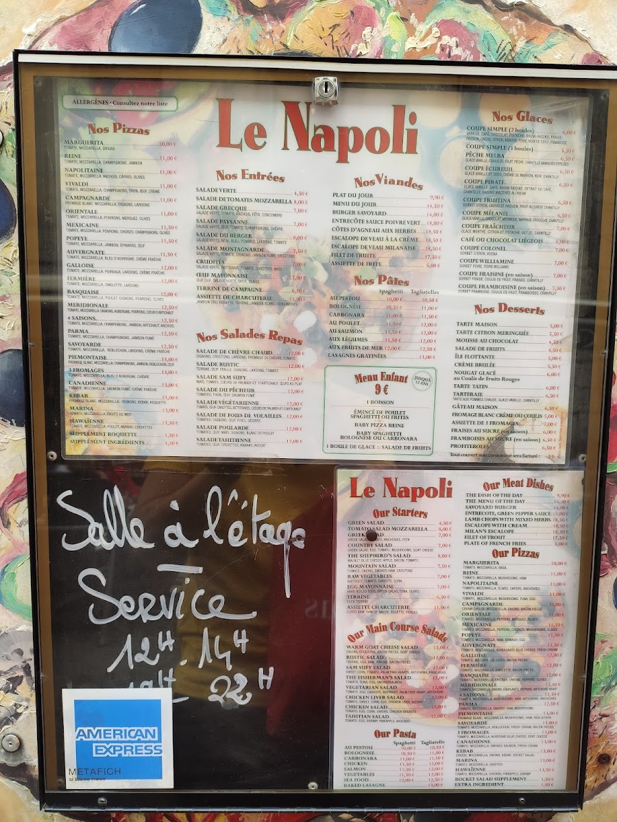 Le Napoli Photo Menu 6