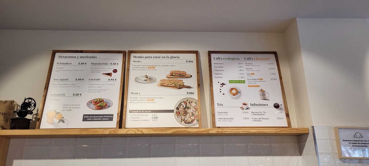 Santagloria Coffee & Bakery Photo Menu 2