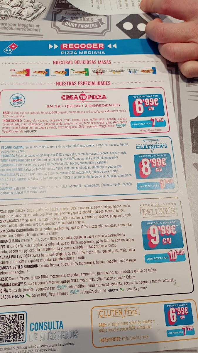 Domino's Pizza Photo Menu 3