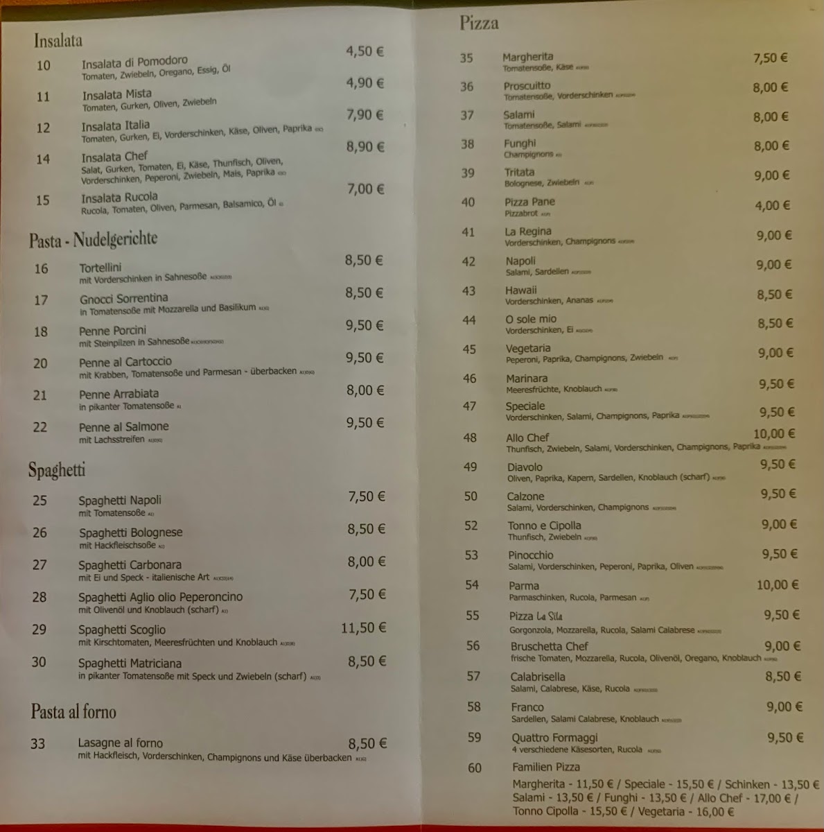 Pizzeria Milano Photo Menu 10