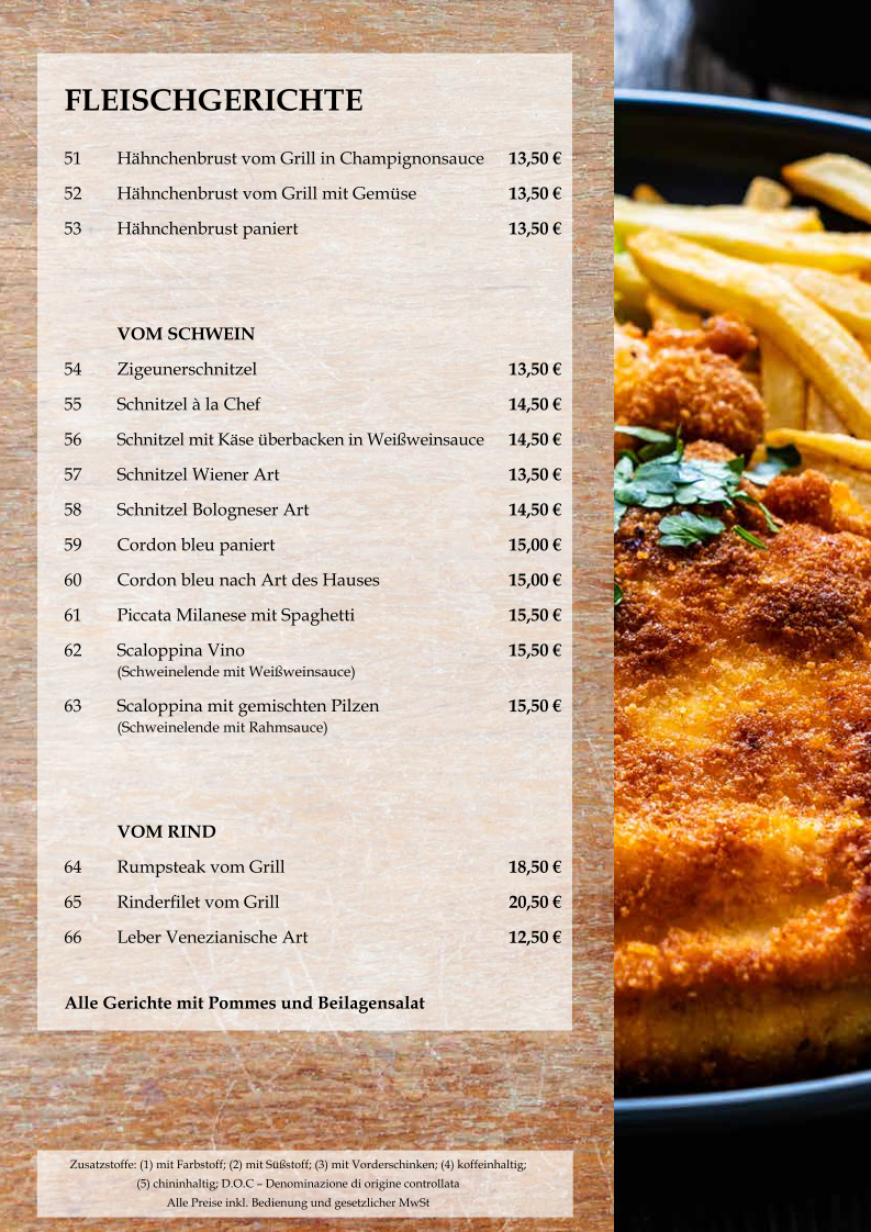 Pizzeria Milano Photo Menu 3
