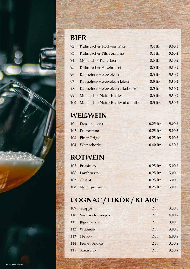 Pizzeria Milano Photo Menu 5