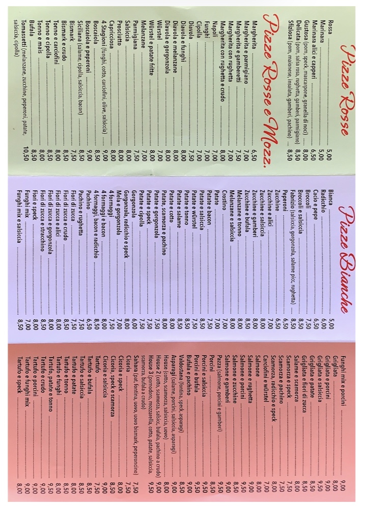 Pizza House Photo Menu 1