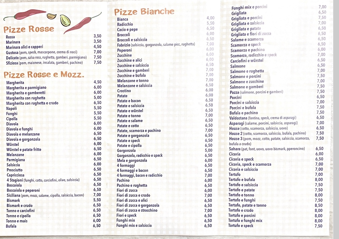 Pizza House Photo Menu 4