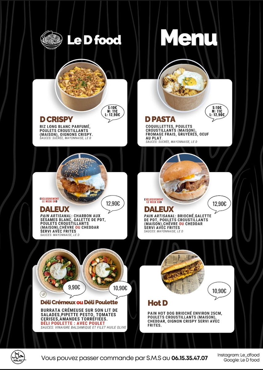Le D Photo Menu 2