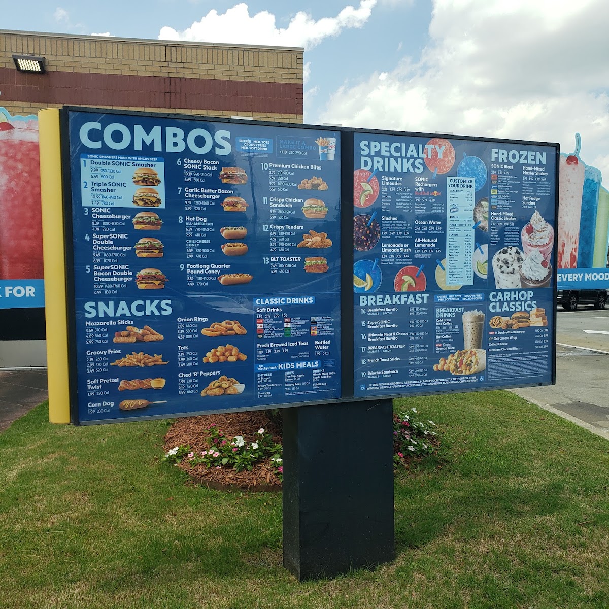 Sonic Drive-In Photo Menu 2