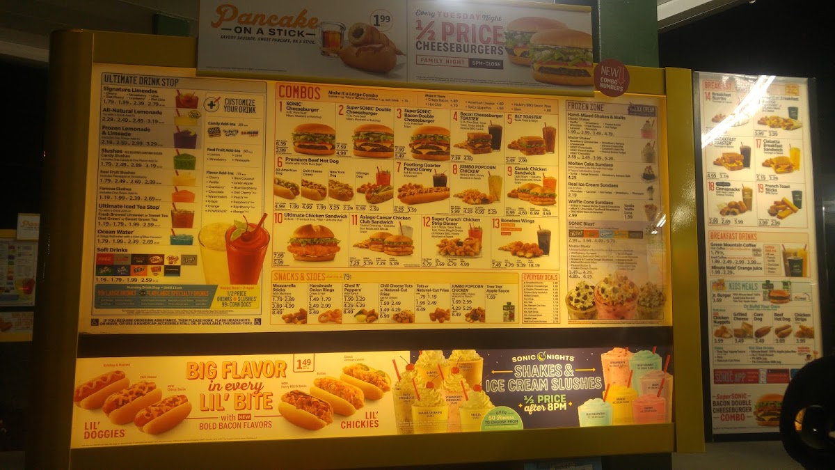 Sonic Drive-In Photo Menu 6