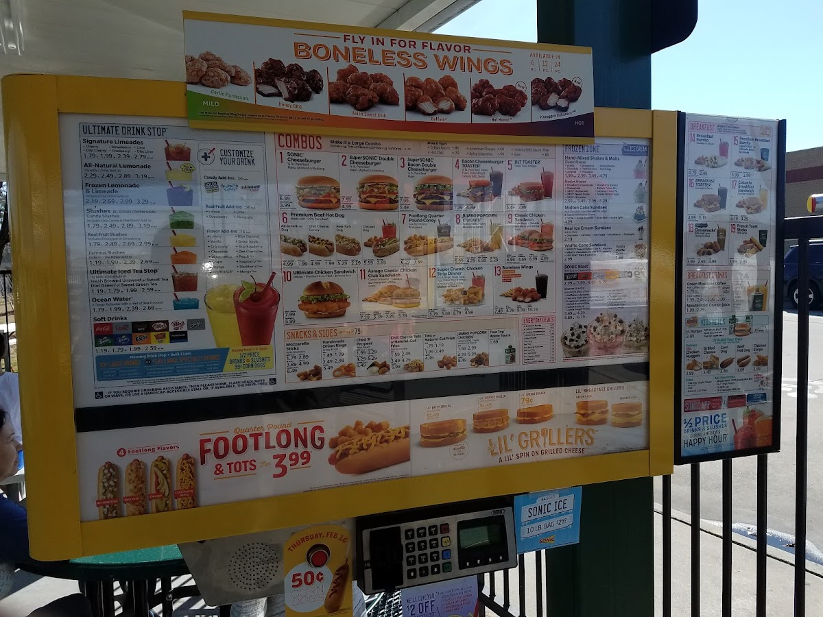 Sonic Drive-In Photo Menu 8