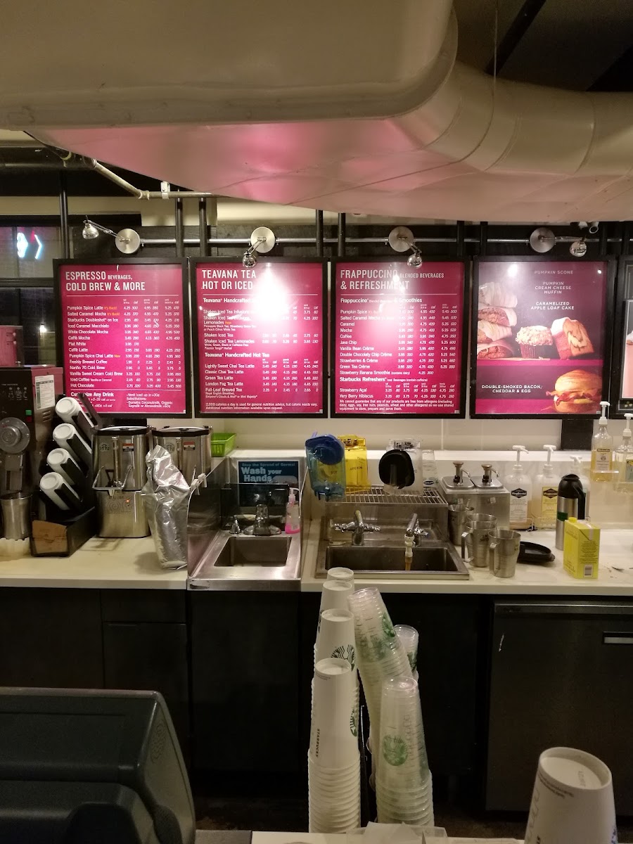 Starbucks Coffee Company Photo Menu 2