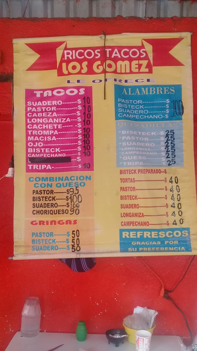 Tacos 'Los Gomez' Photo Menu 2