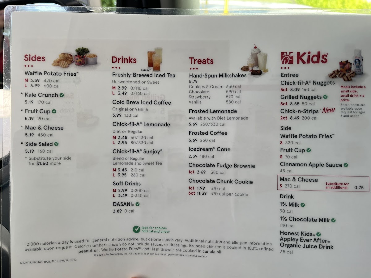 Chick-fil-A Photo Menu 2