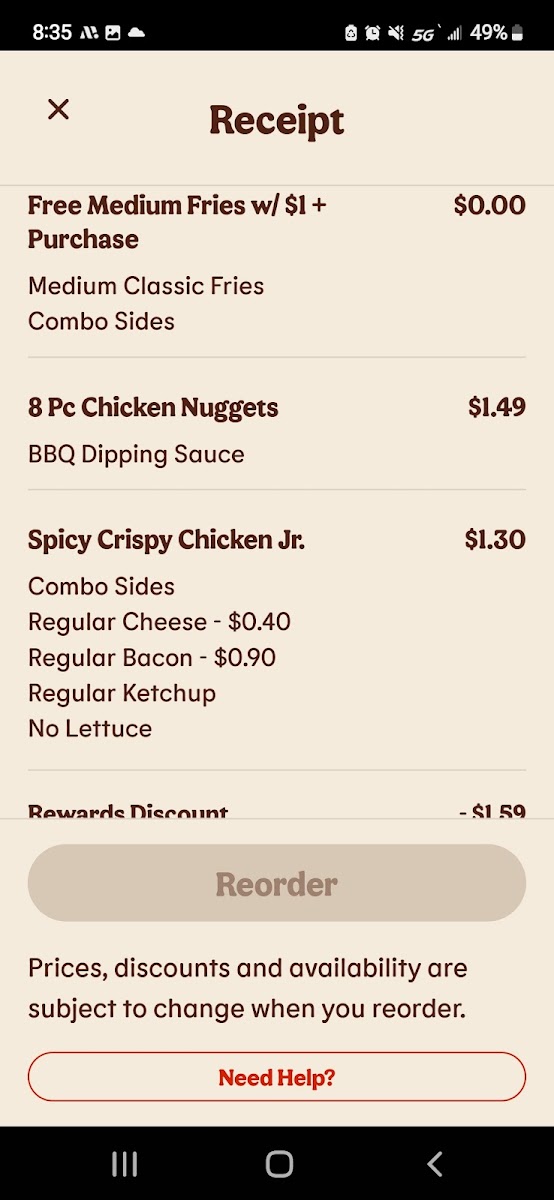 Burger King Photo Menu 2
