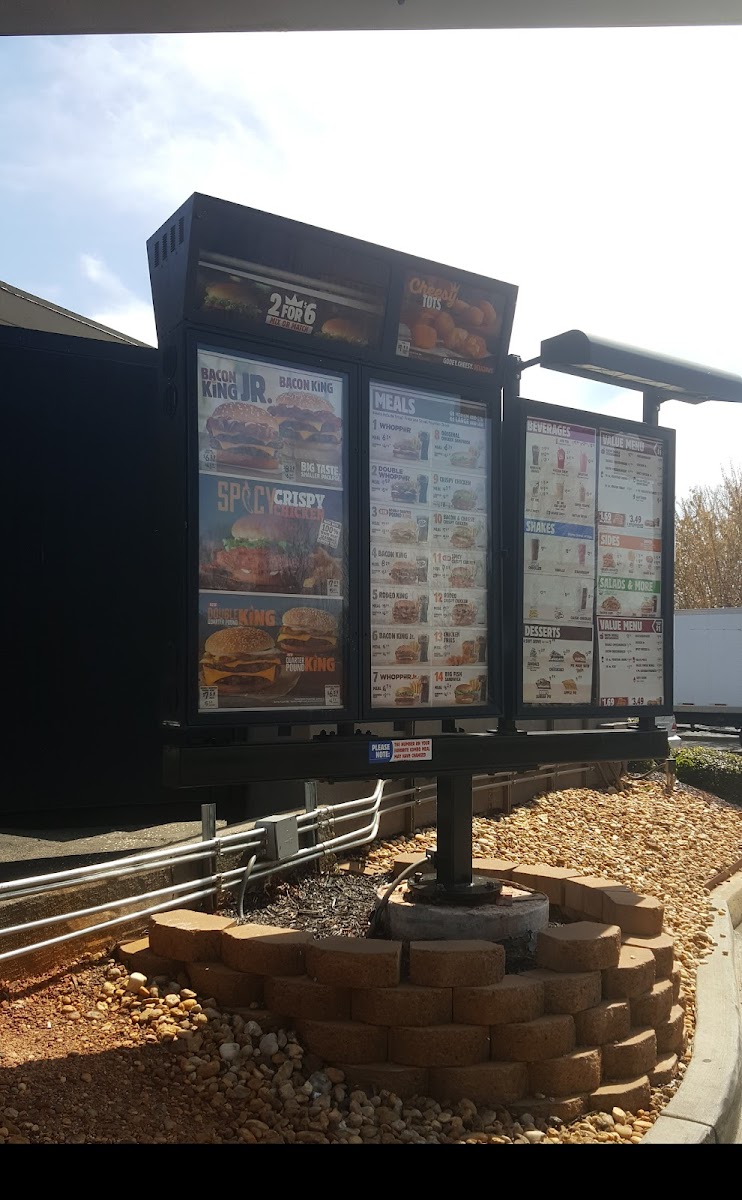 Burger King Photo Menu 6