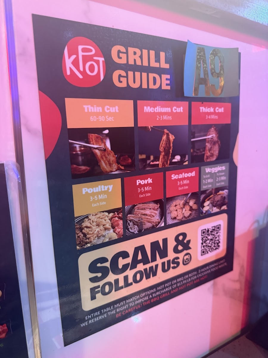 KPOT Korean BBQ & Hot Pot Photo Menu 10