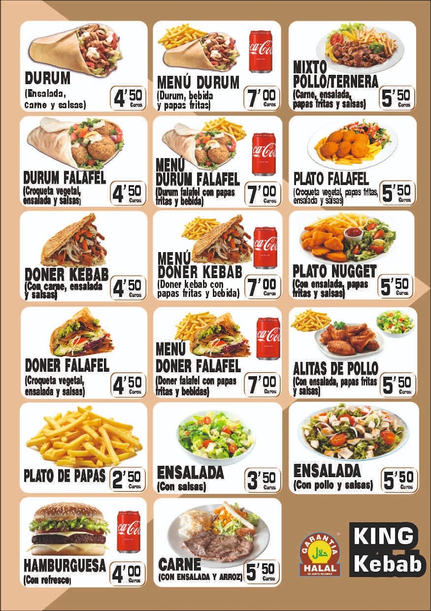 KING Kebab Photo Menu 1