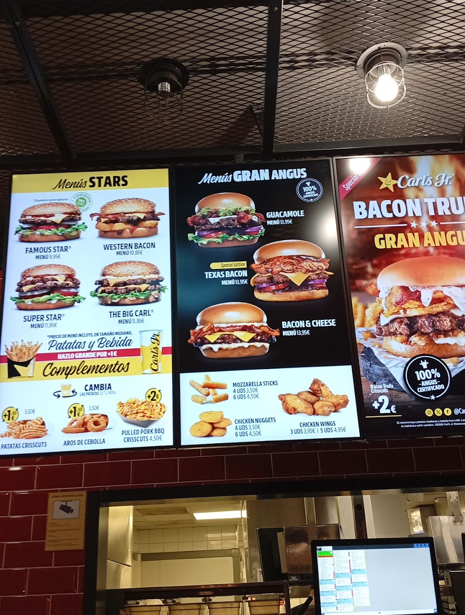 Carl's Jr Photo Menu 1