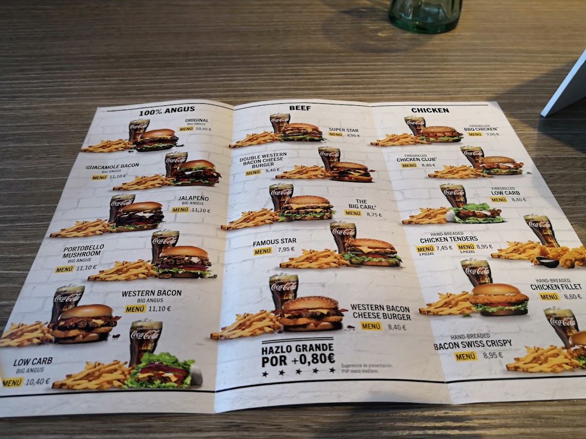 Carl's Jr Photo Menu 5