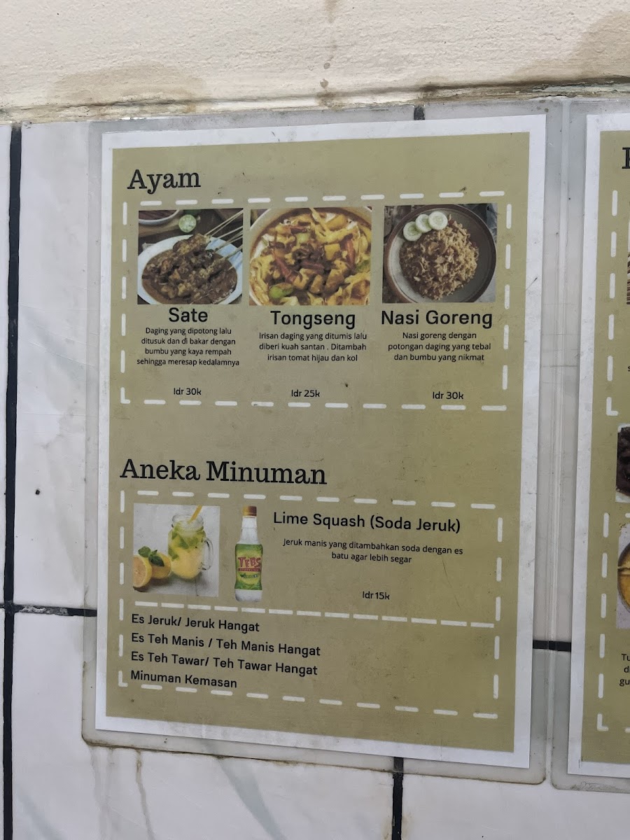 Warung Sate Solo Pak Sri Photo Menu 4
