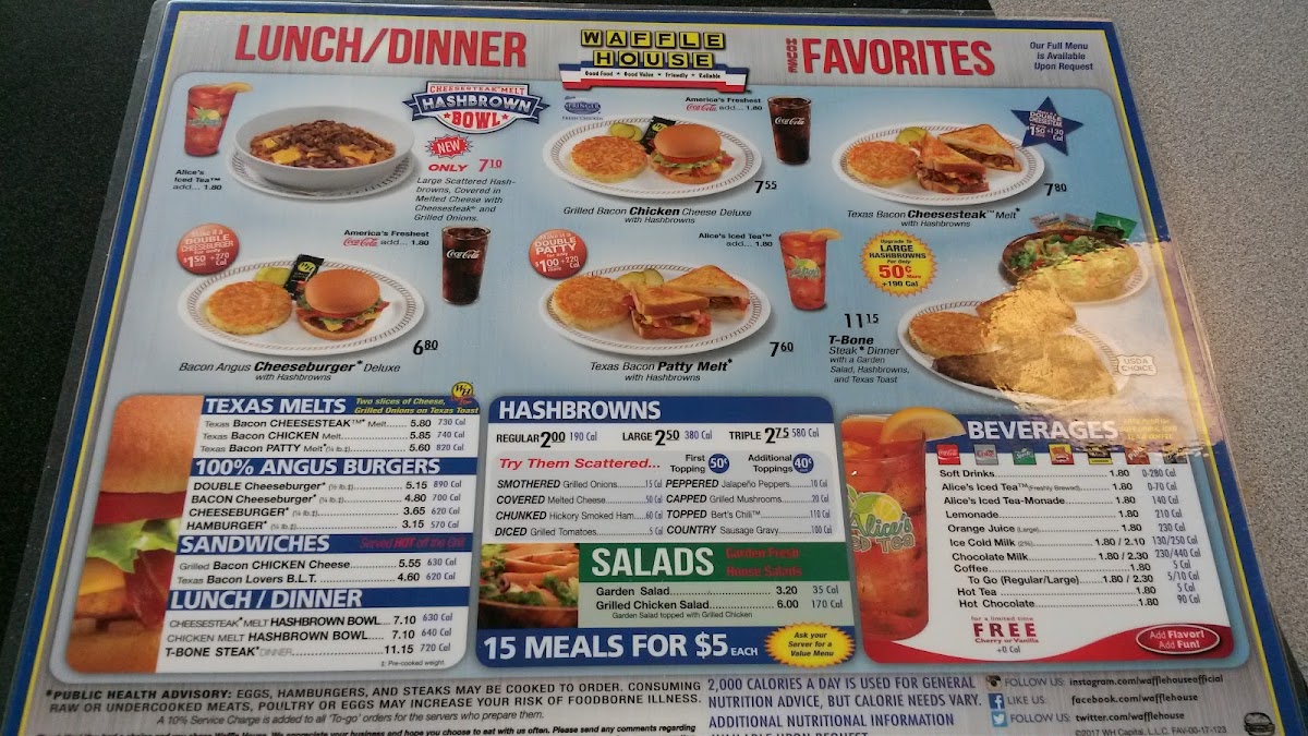 Waffle House Photo Menu 4