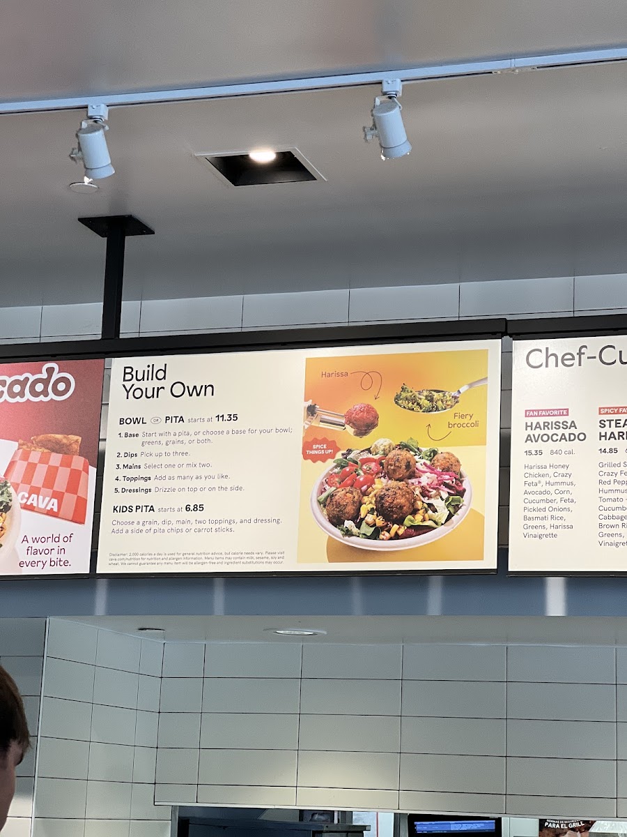 CAVA Photo Menu 2