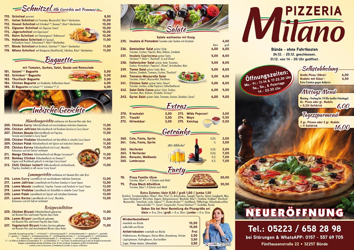 Pizzeria Milano Photo Menu 3