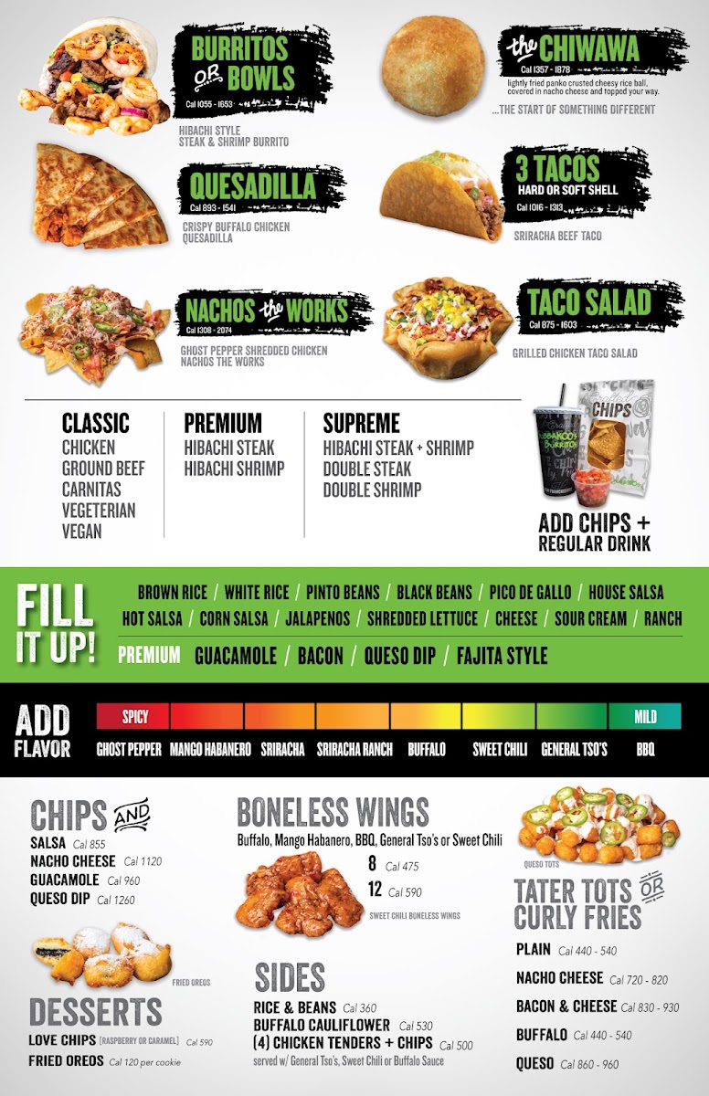 Bubbakoo's Burritos Photo Menu 4