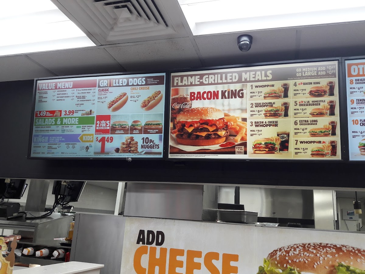 Burger King Photo Menu 6