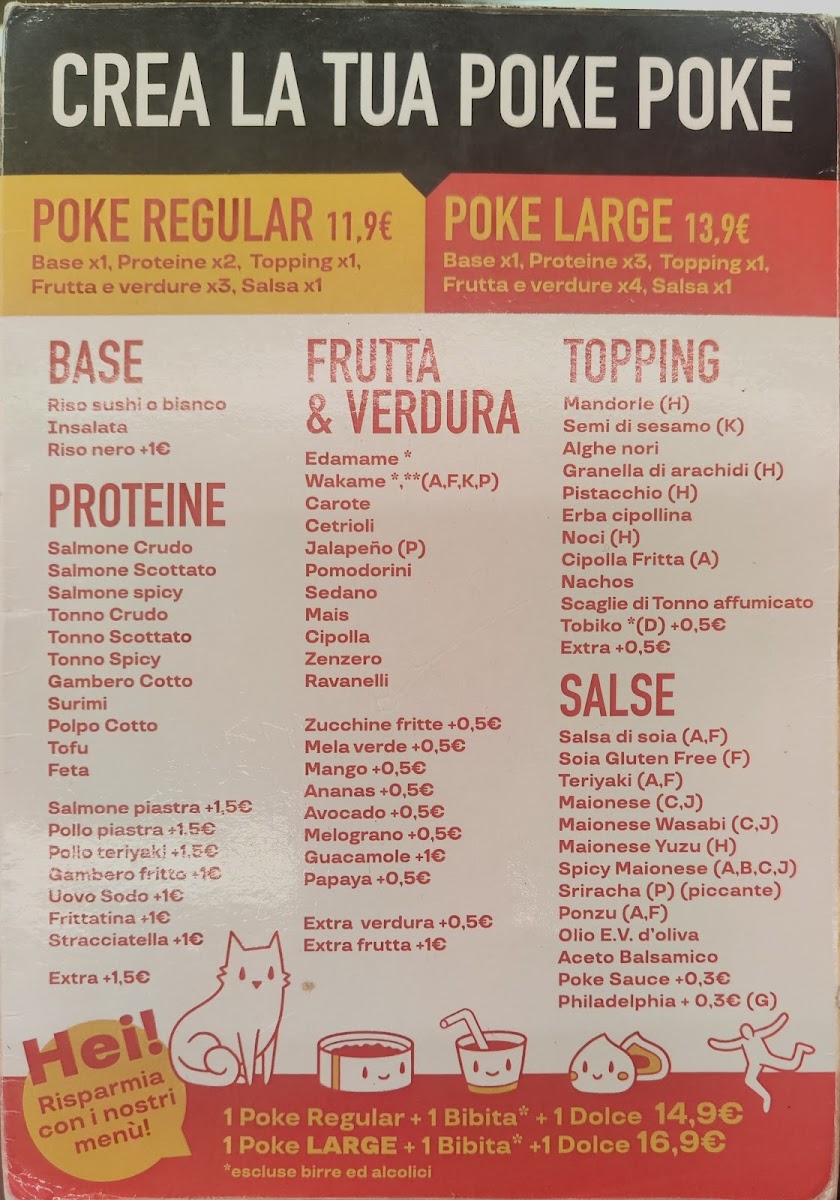 Poke Poke Photo Menu 1