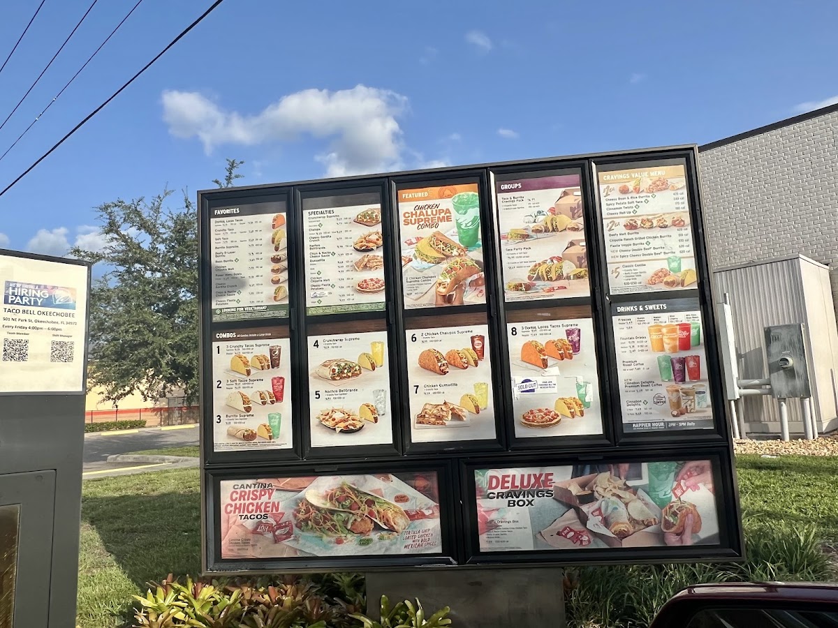 Taco Bell Photo Menu 2