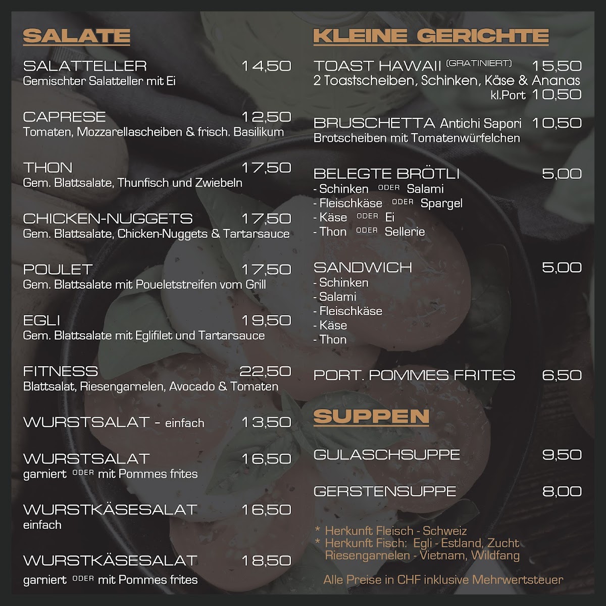 Café-Restaurant Träff Photo Menu 1