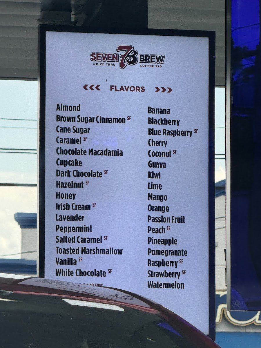 7 Brew Coffee Photo Menu 3