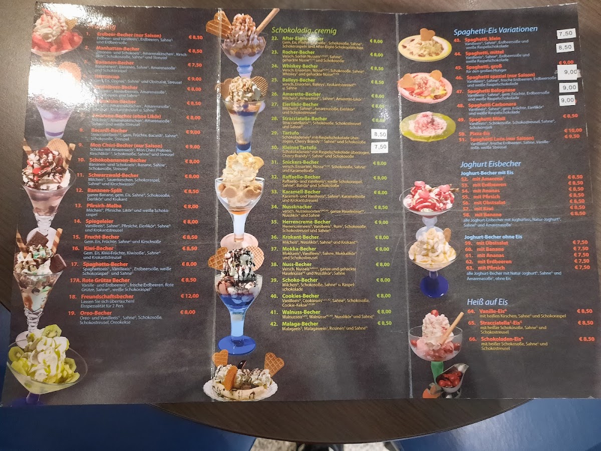 Eiscafe Pinocchio Photo Menu 2