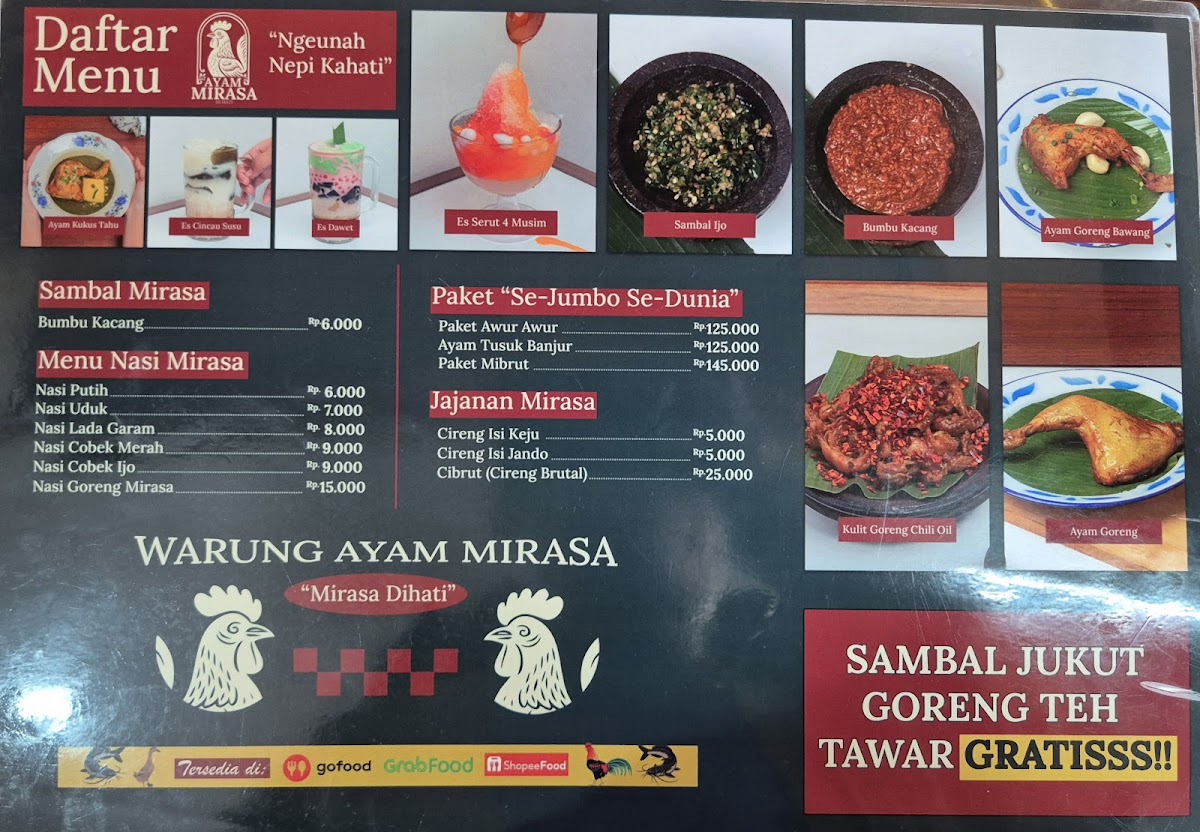 Ayam Mirasa Cianjur Photo Menu 1