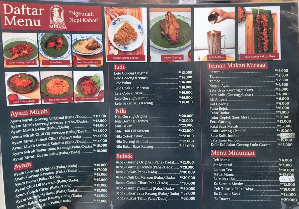 Ayam Mirasa Cianjur Photo Menu 2