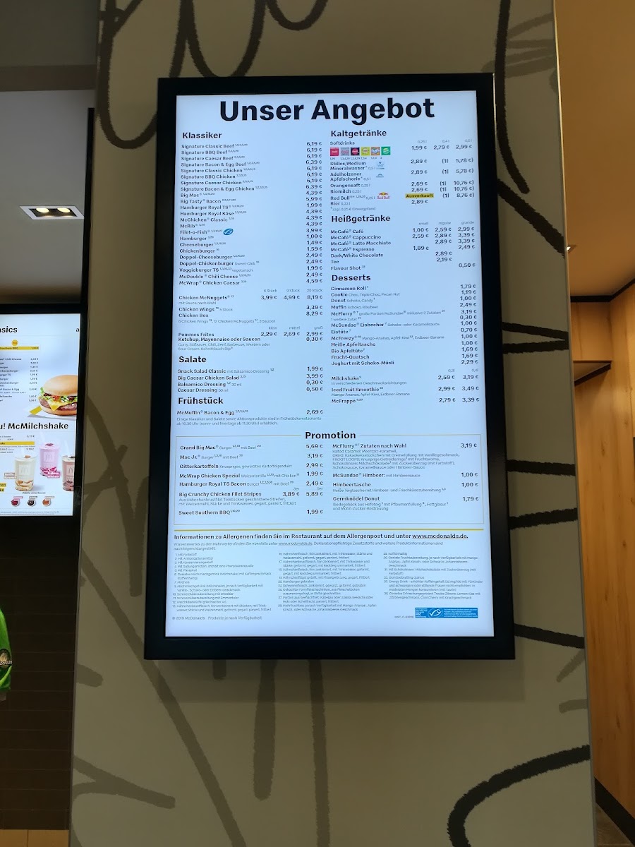McDonald's Photo Menu 2