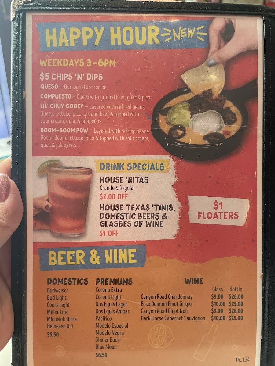 Chuy's Photo Menu 10