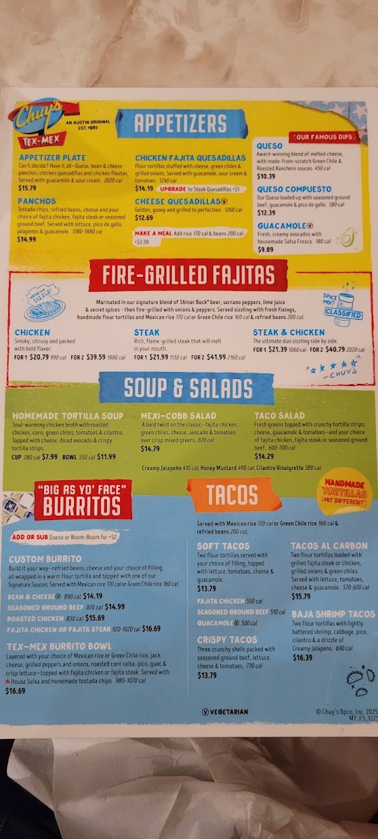 Chuy's Photo Menu 3