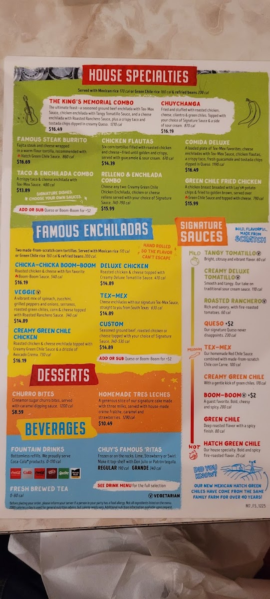 Chuy's Photo Menu 4